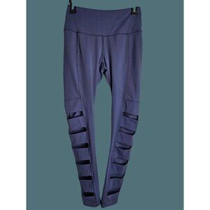 Yogalicious Womens High-Waisted Leggings With Side Cutouts Small